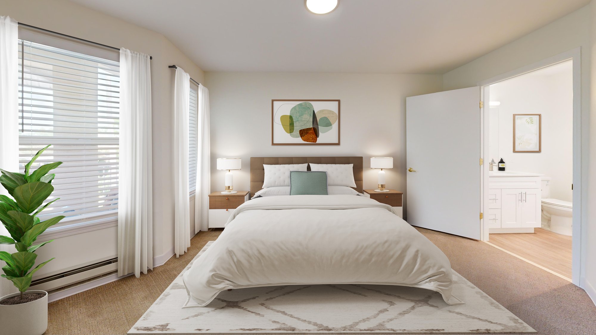 Azalea-Park-IL-1-bed-546-sqft-Bedroom_Virtual Staging