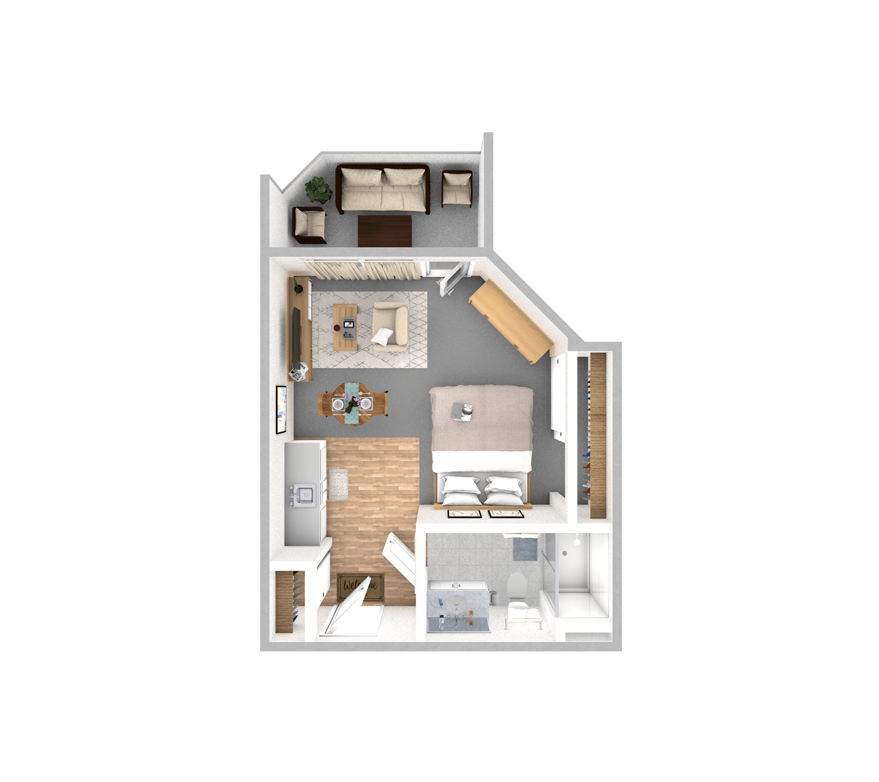 Suite | One Bathroom