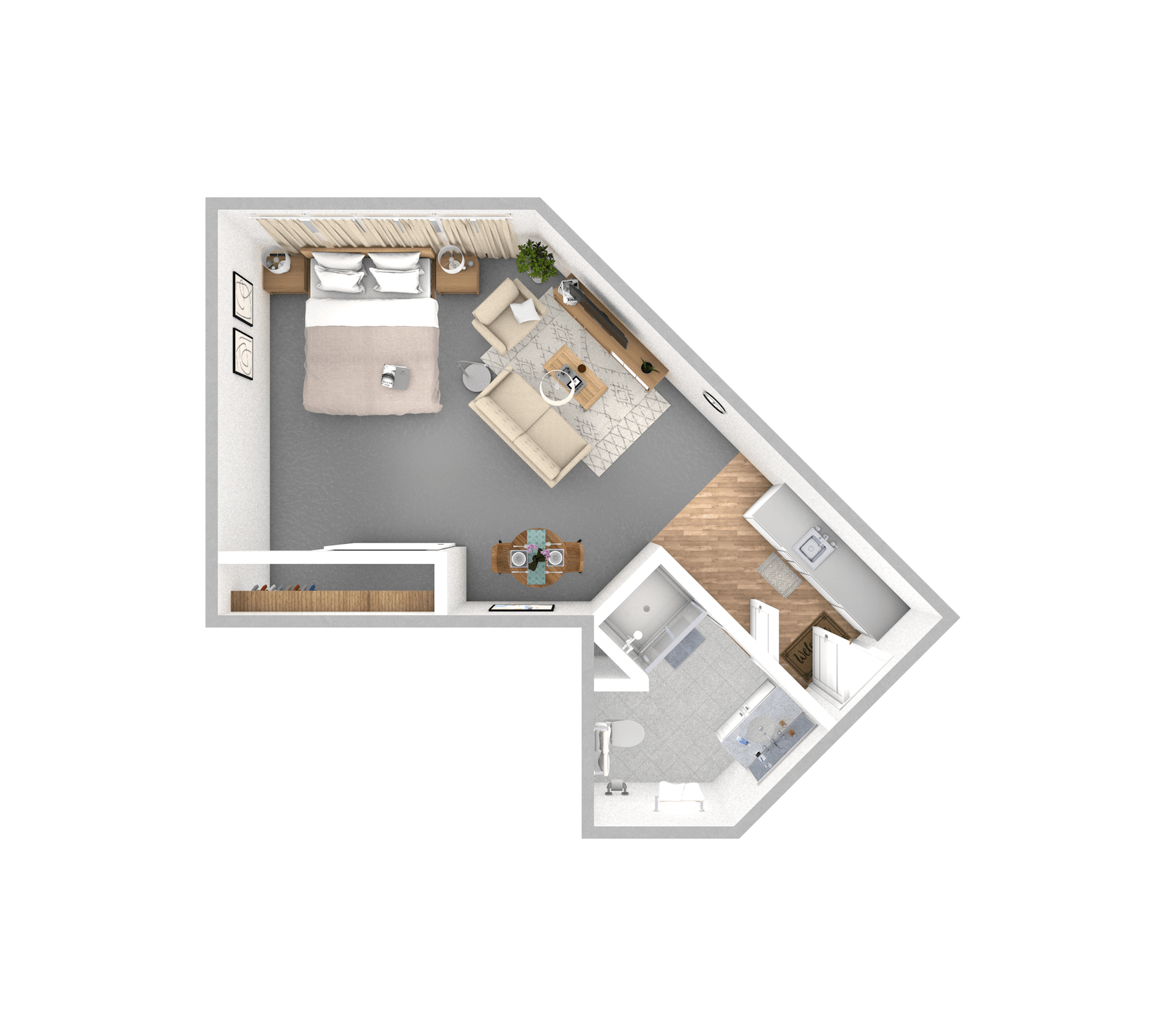 Suite | One Bathroom